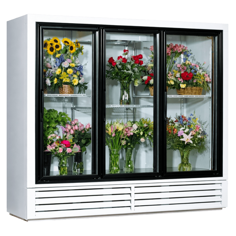 floral reach in cooler