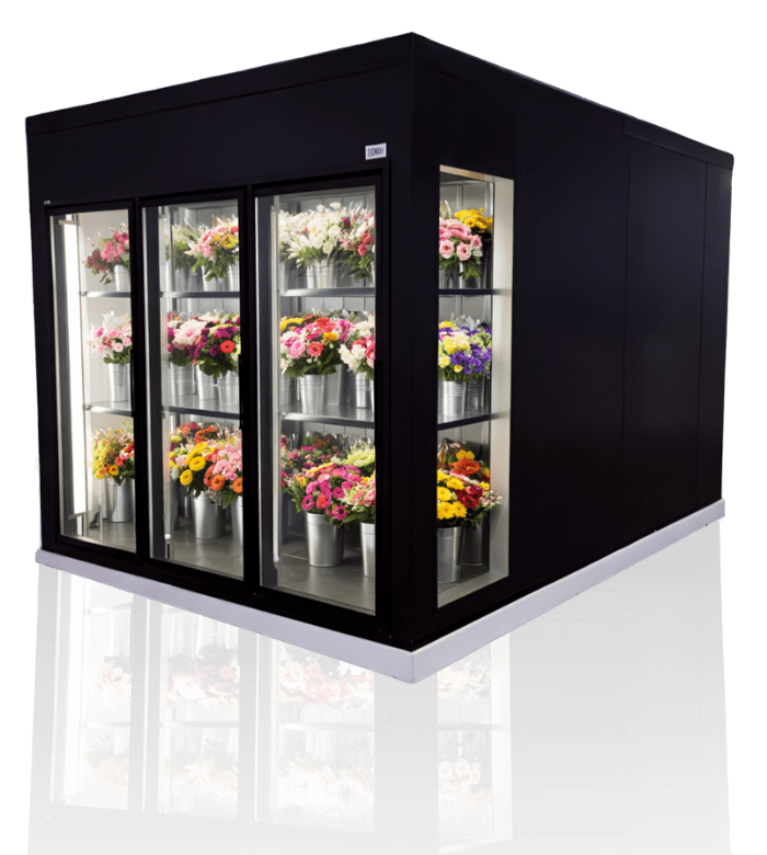 reach in floral cooler