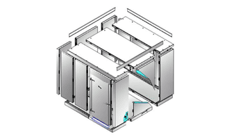 walk in with floor cooler